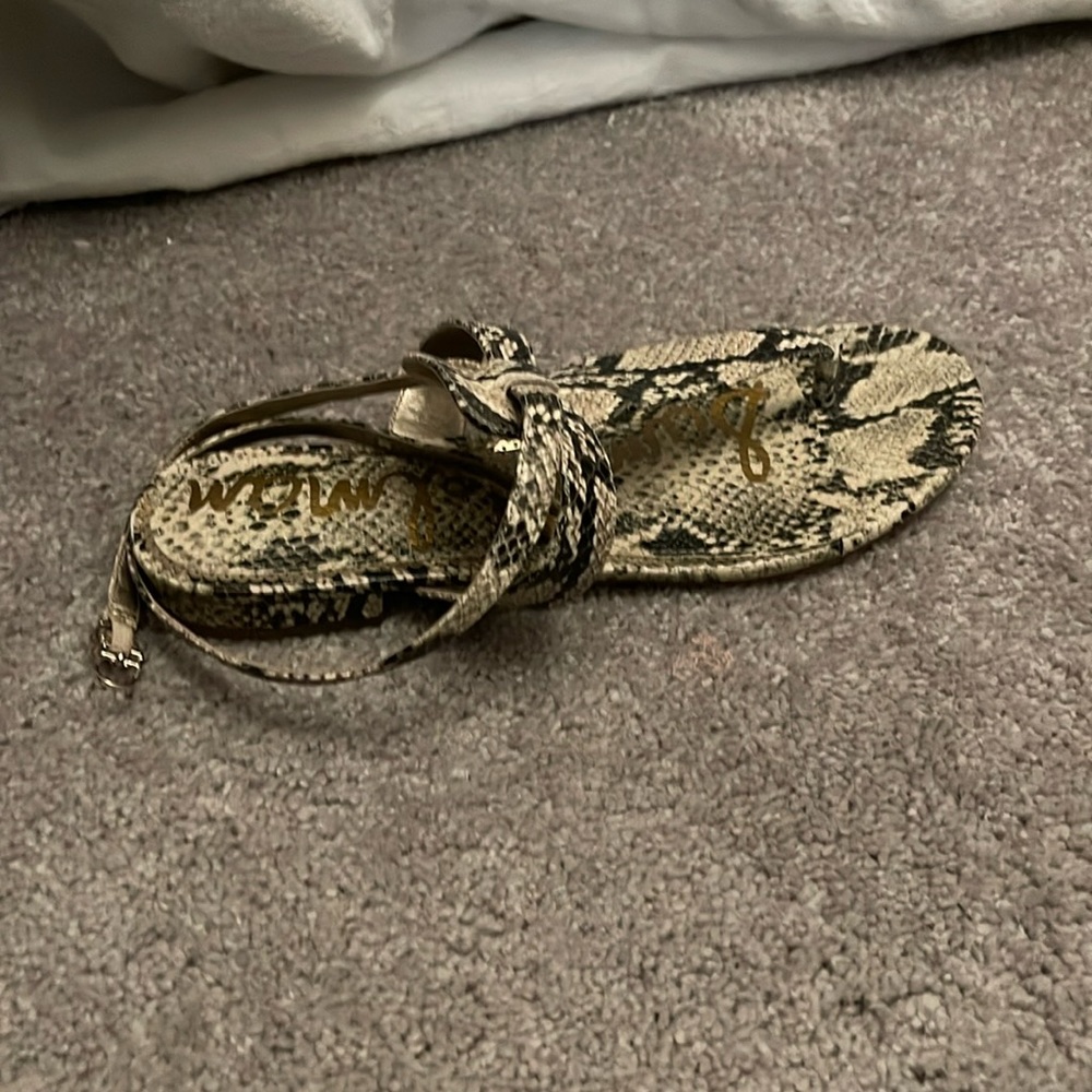 Sam Edelman Snakeskin Sandals